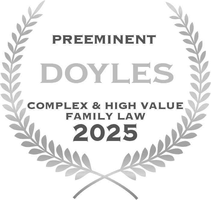 Doyles Preeminent in Leading Family Lawyers (High-Value & Complex Property Matters) – Victoria, 2025.